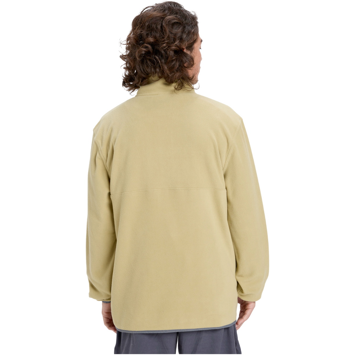 2026 Quiksilver Mens No Destination Hs Micro Fleece EQYPF03072 - Sponge